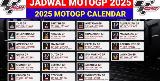 Jadwal Lengkap MotoGP 2025